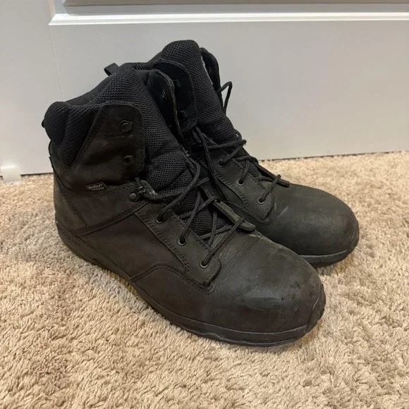 Irish Setter Work Boots Mens Size 12 Black Waterproof Safety Toe Vibram 83696 Clearwater | Irish Setter main image 4
